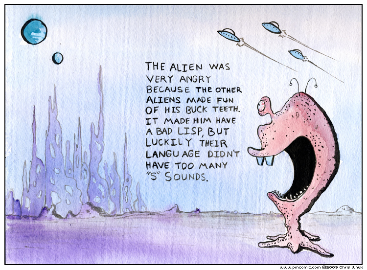 Regarding The Angry Alien